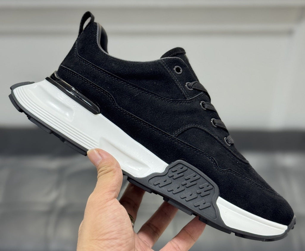 Hermès Men's Paneled Lace-Up Sneakers