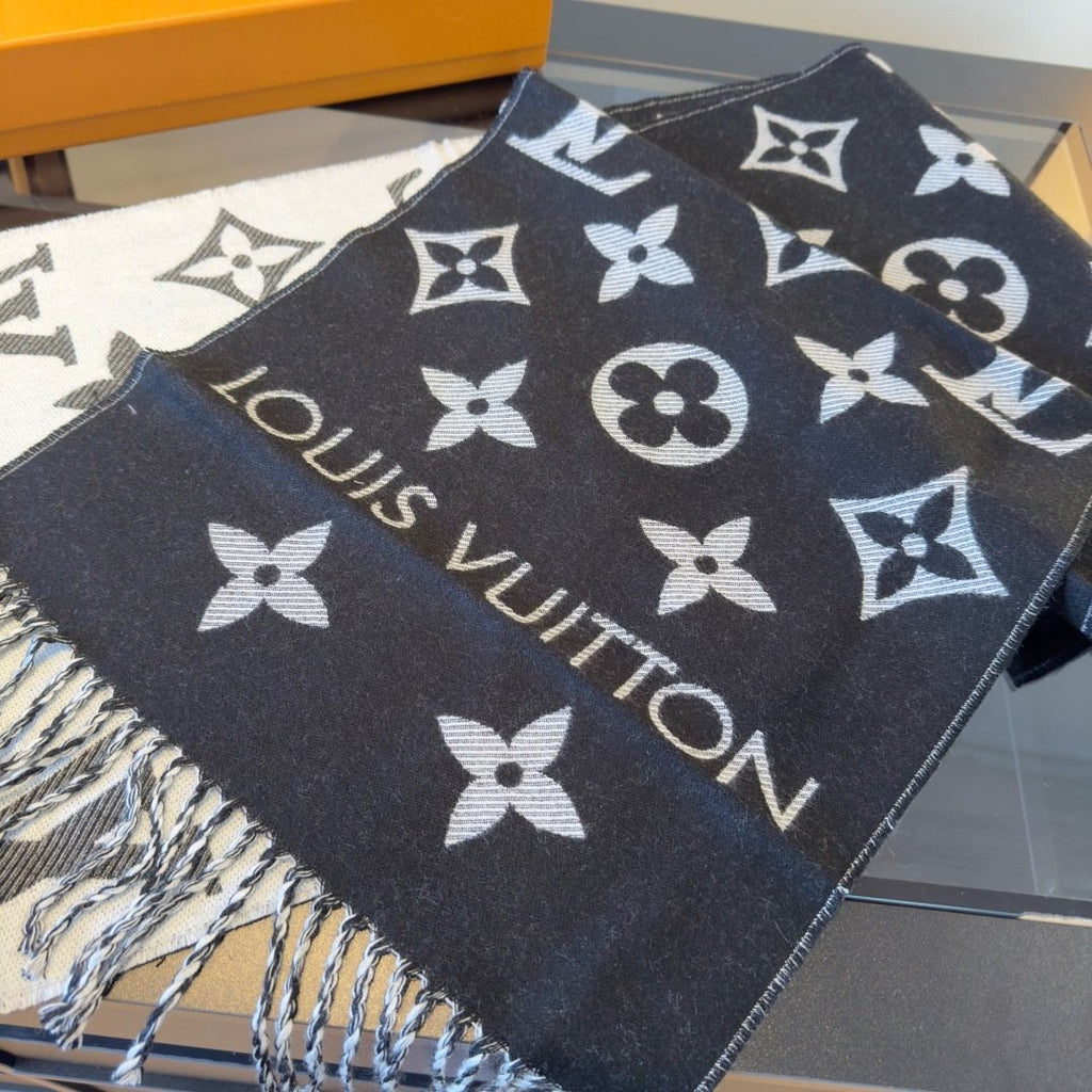 Louis Vuitton Monogram Fringe Scarf