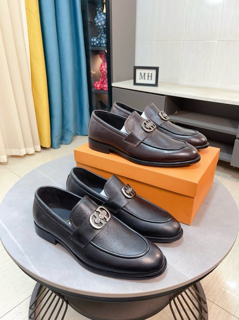Louis Vuitton Textured Bit Loafers